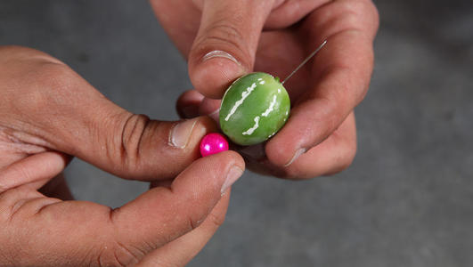 pivoine boule de glace etape 5